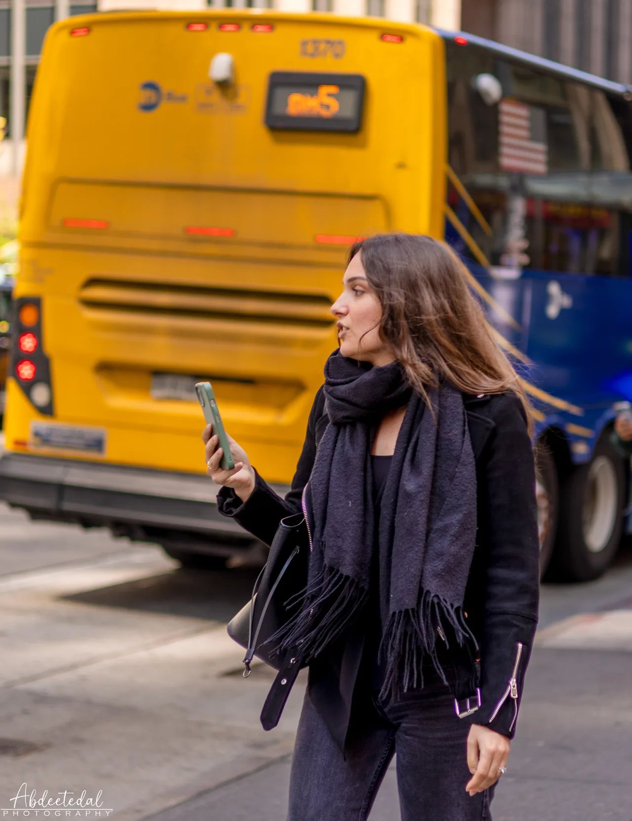 Crosswalk Sidewalk Bus