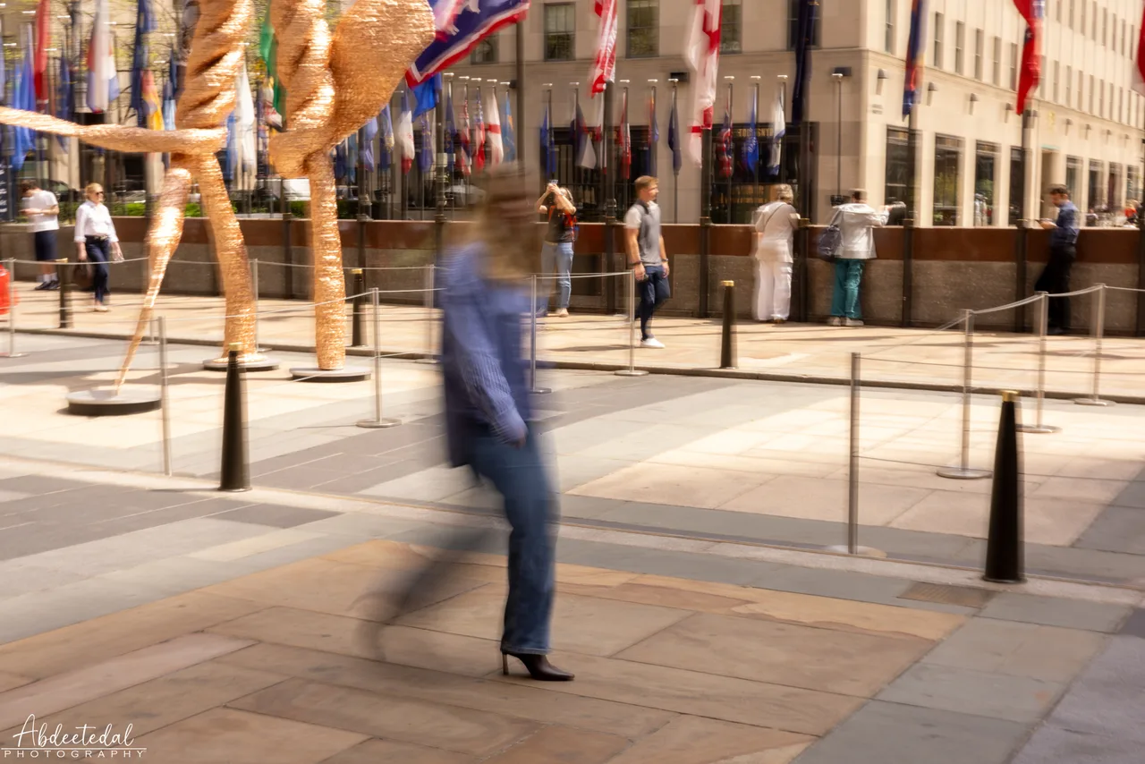 Crosswalk Statue Sidewalk