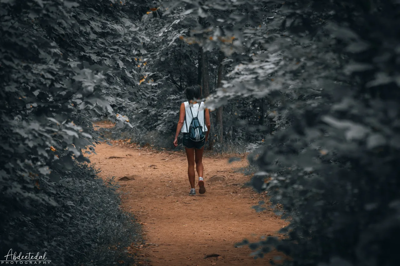 Silhouette Backpack Sidewalk
