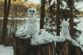 Snow Statue Sculpture