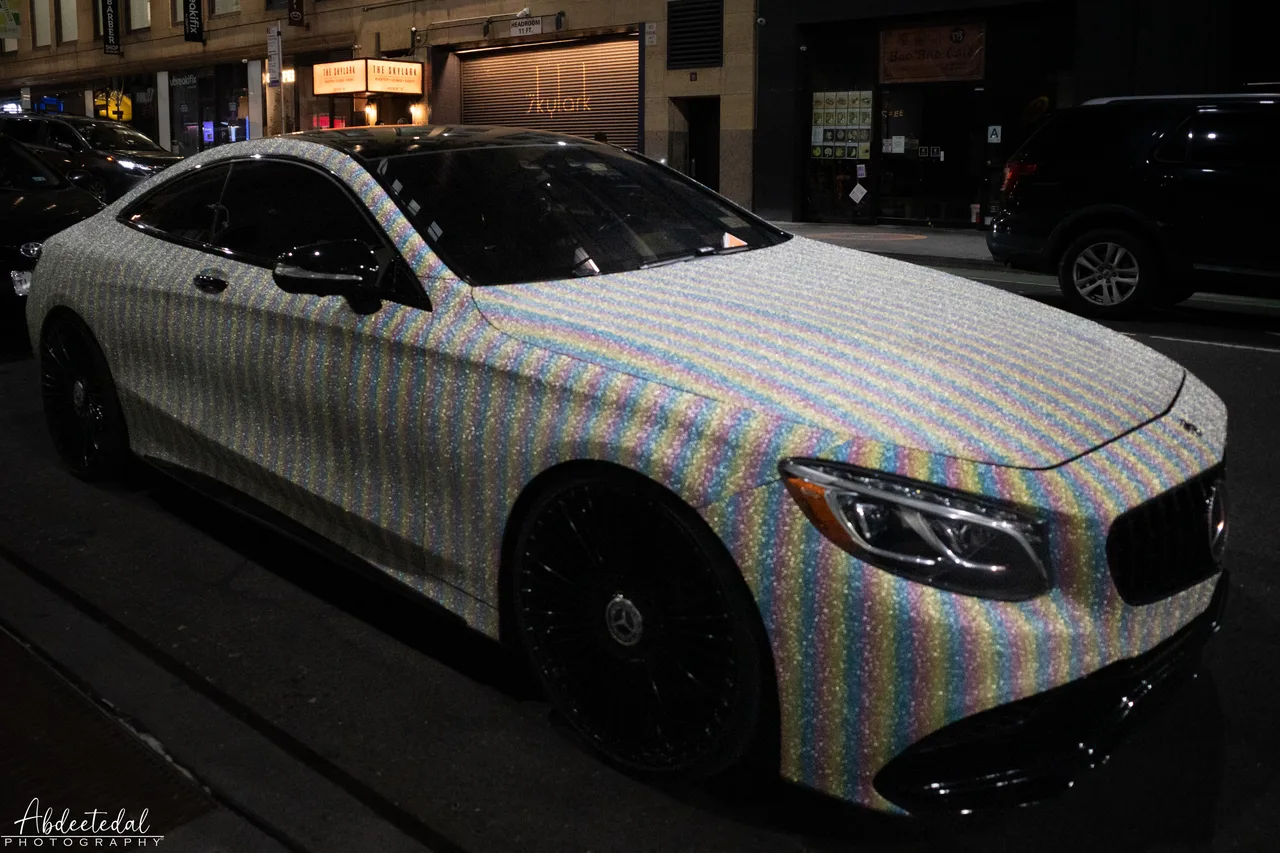 Vibrant Pattern Car